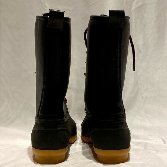 Sociology Joan Black Shearling Lined Duck Boots, size 6 - Picture 3 of 6